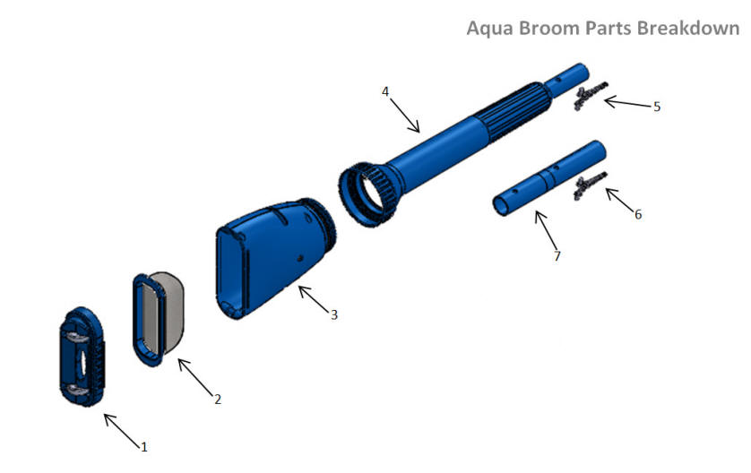 Pool Blaster Aqua Broom Schematics