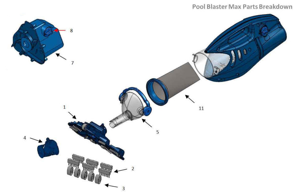 Pool Blaster Max Schematics : Pool Blaster CG Schematics