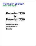 Pentair Water Pool & Spa Kreepy Krauly 720 & 730 Owners Manual
